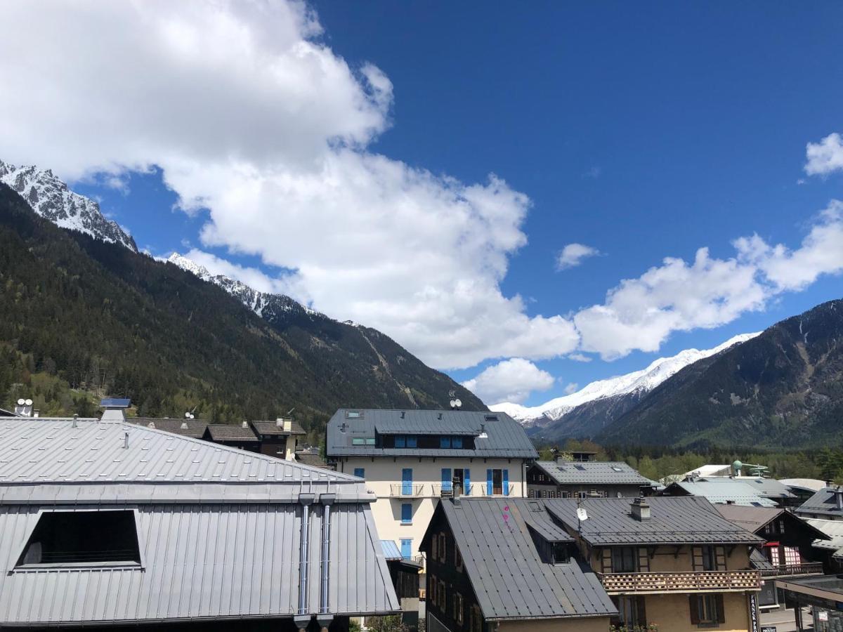 Studio Lumineux Neuf Dans L'Hyper Centre Avec Vue Chamonix Dış mekan fotoğraf