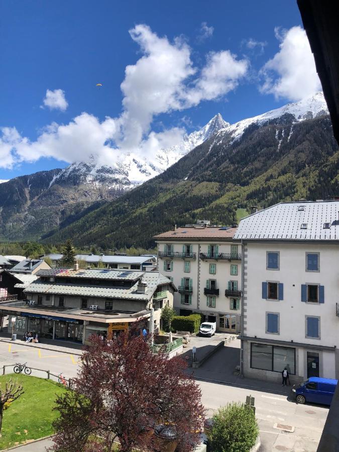 Studio Lumineux Neuf Dans L'Hyper Centre Avec Vue Chamonix Dış mekan fotoğraf
