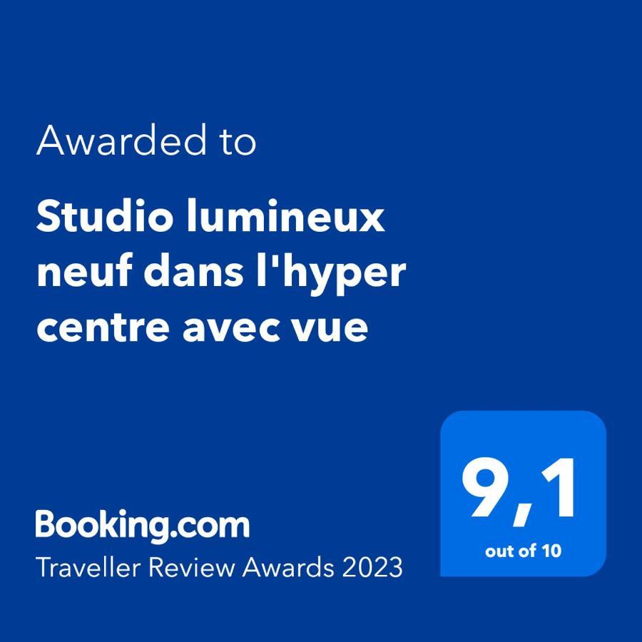Studio Lumineux Neuf Dans L'Hyper Centre Avec Vue Chamonix Dış mekan fotoğraf